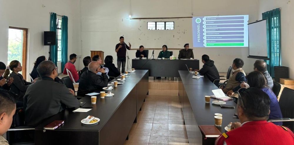 A meeting of District Committee for Lighthouse School Complex held in the conference hall of Deputy Commissioner, Niuland on January 28.